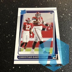 2021 Donruss #349 Christian Barmore Rated Rookie RC - New England Patriots